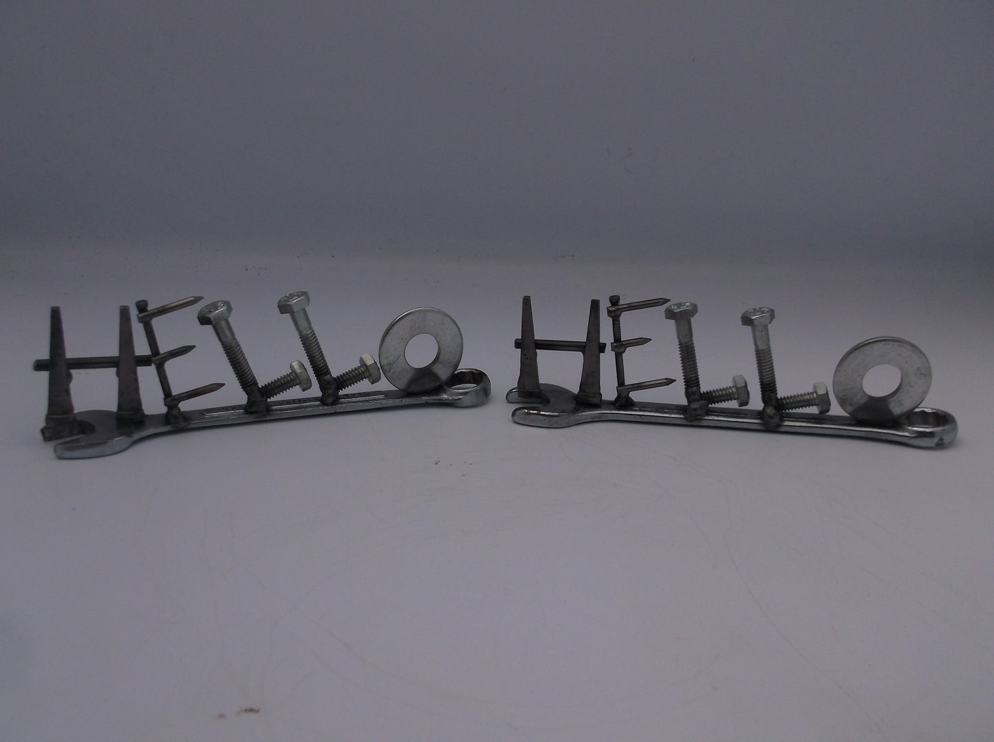 Hello, miniature gift ideas, recycled, up cycled, welded metal wrench
