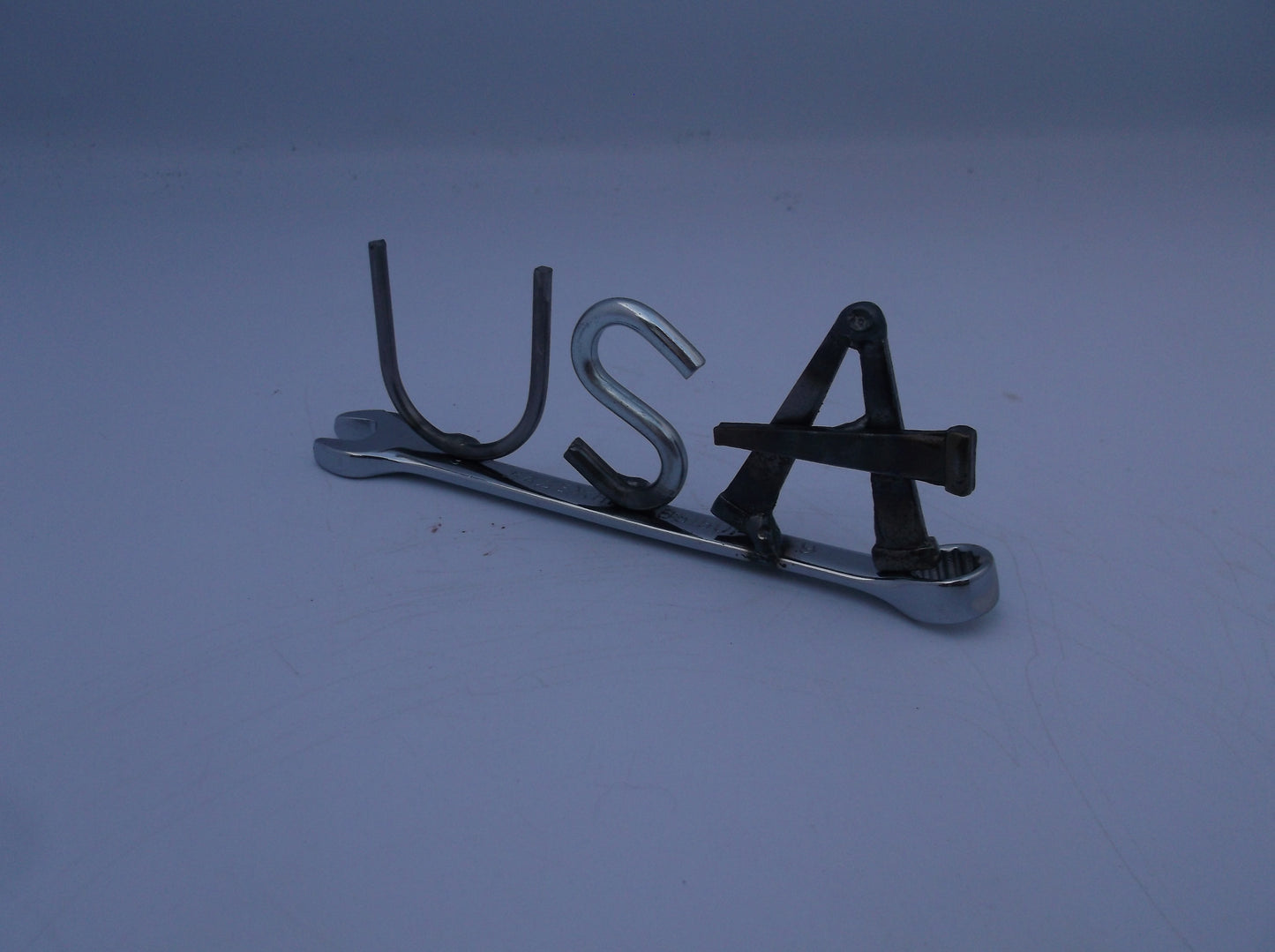 USA, tiny wrench, miniature gift ideas, recycled, up cycled, welded metal art
