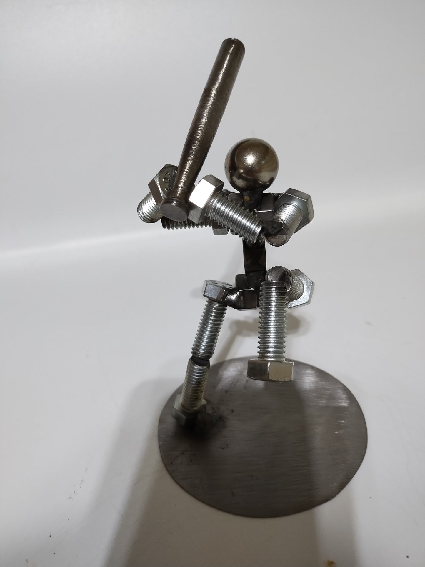 Baseball, Metal Bolt Figurine, Softball, Sports, Athlete, Batter