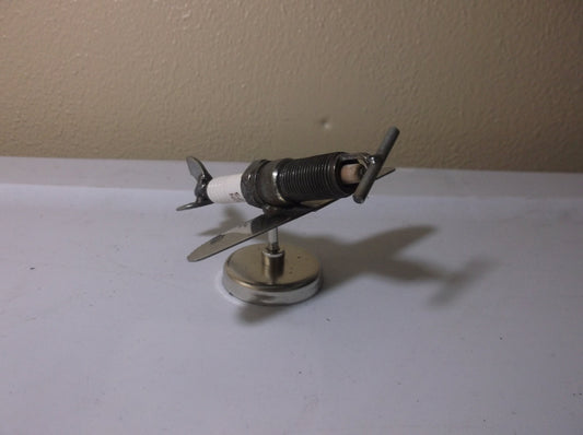 Airplane Model Spark Plug Sculpture Magnet
