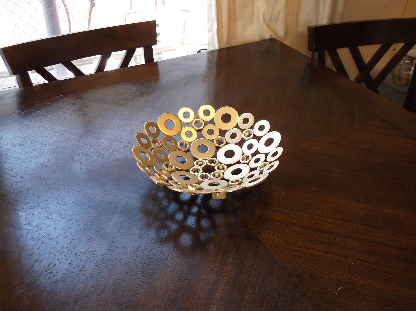 Fruit Bowl Upcycled Metal Art