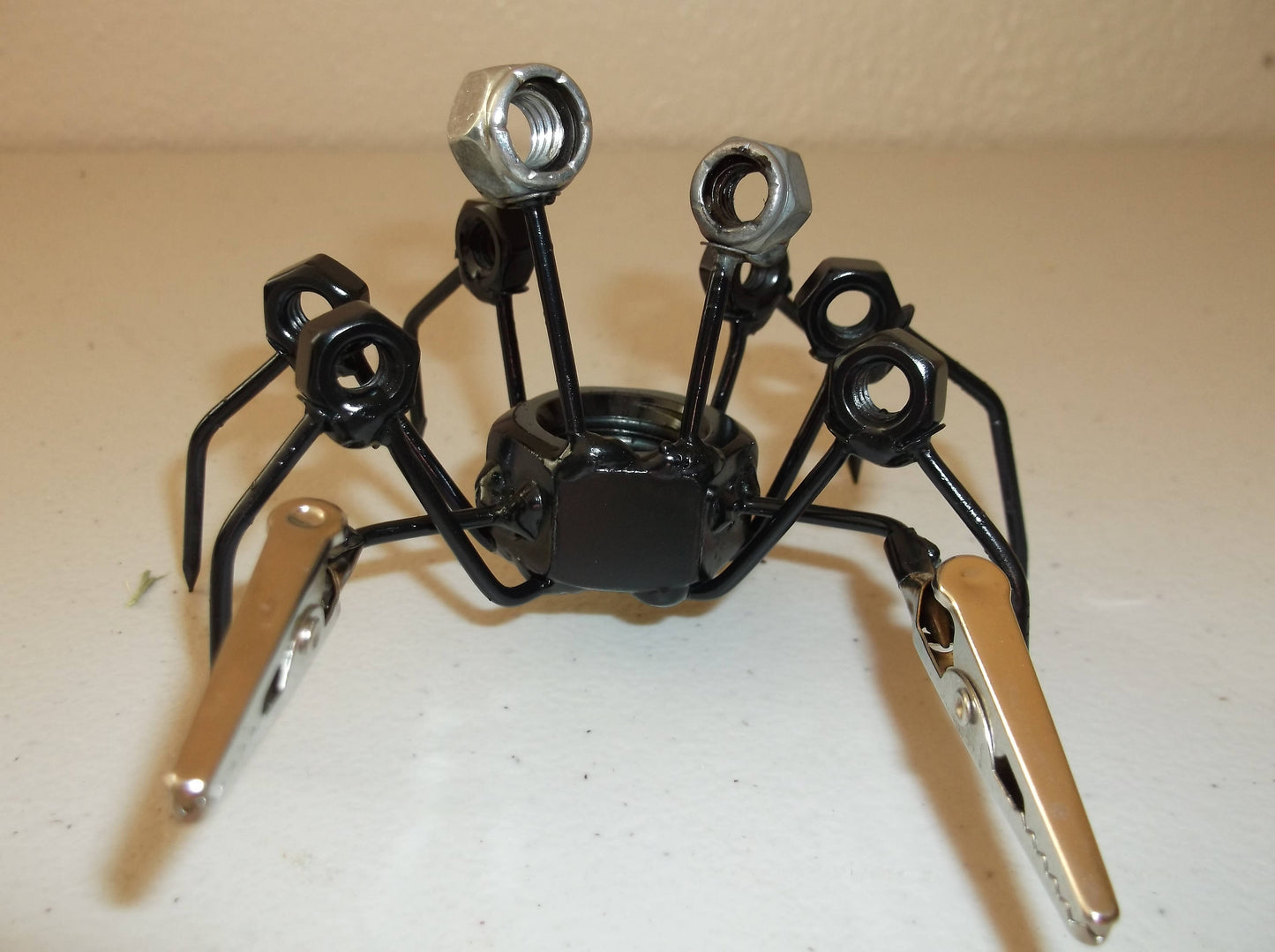 Red Crab, Metal Welded Art, Miniature Figurine