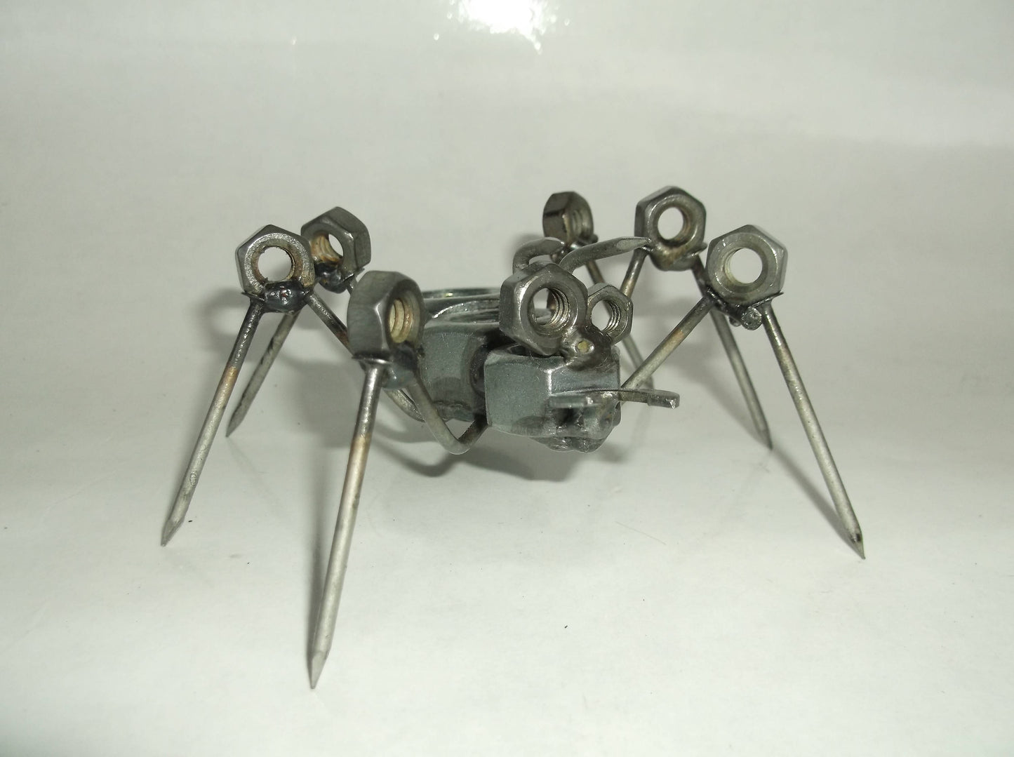 Ant Figurine, Recycled Metal Ant Sculpture Garden Stake