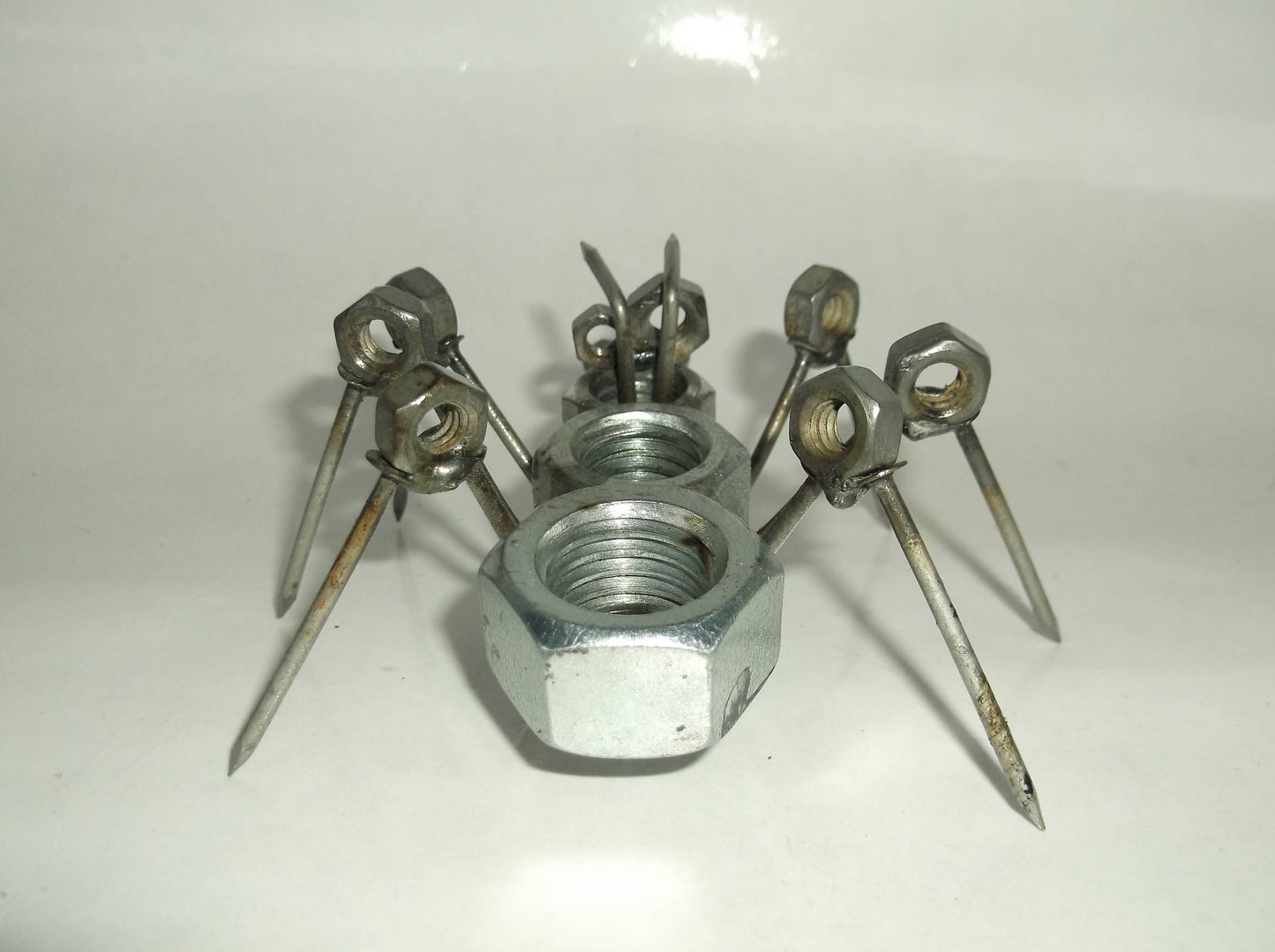 Ant Figurine, Recycled Metal Ant Sculpture Garden Stake