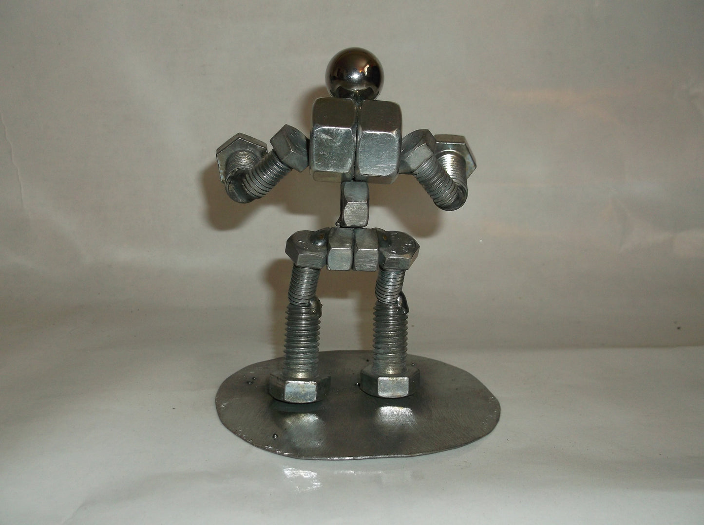 Incredible Hulk Metal Bolt Figurine, Up cycled Art