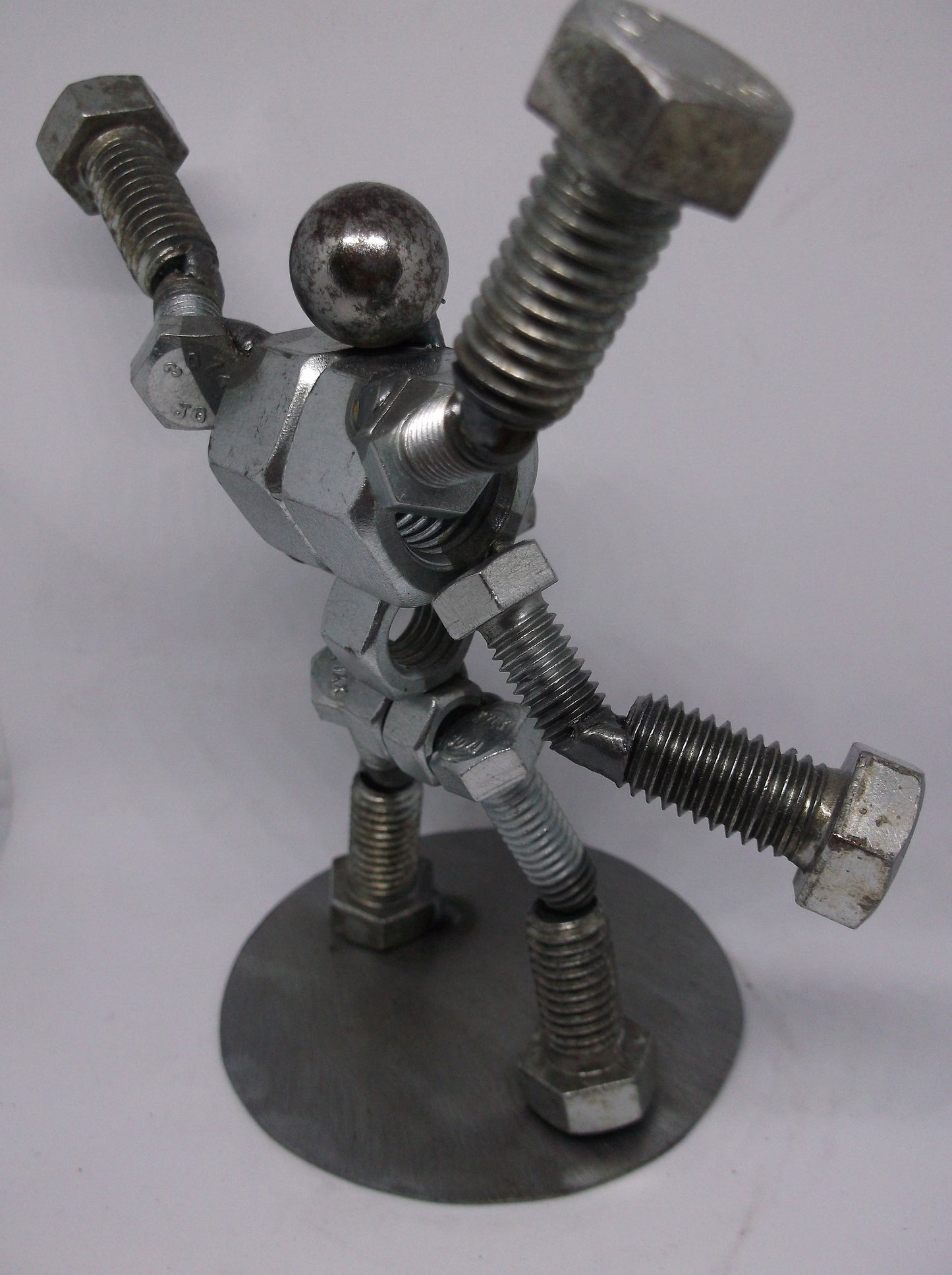 Goro Mortal Kombat Metal Bolt Figurine, Welded Art, Up cycled Art