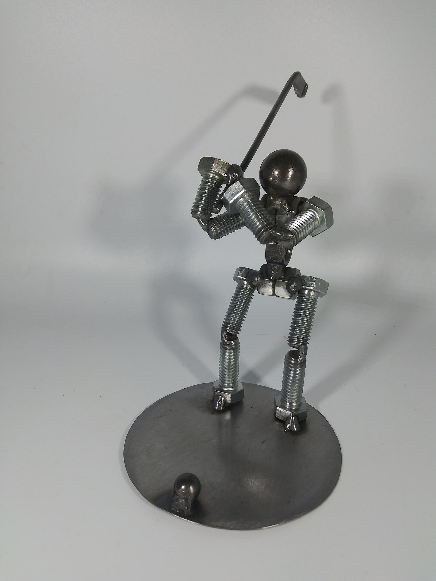 Golfer, Metal Bolt Figurine, Sports, Athlete