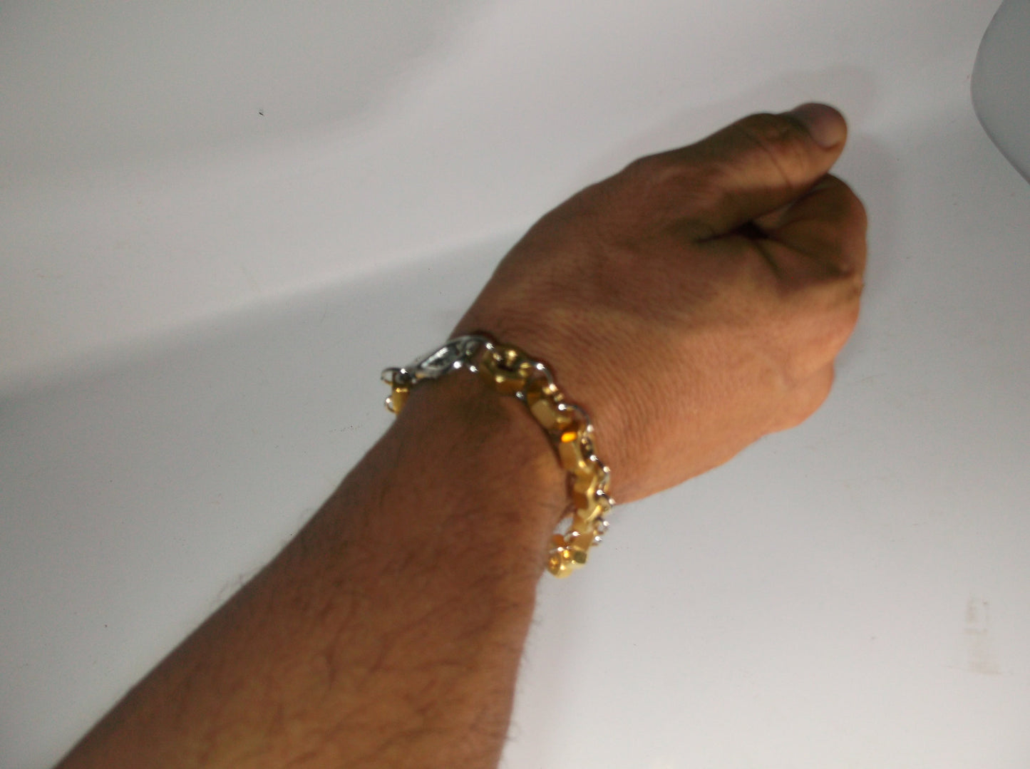 Brass Bracelet, Nut Bracelet, Crazy Nut bracelet, Up cycled handmade