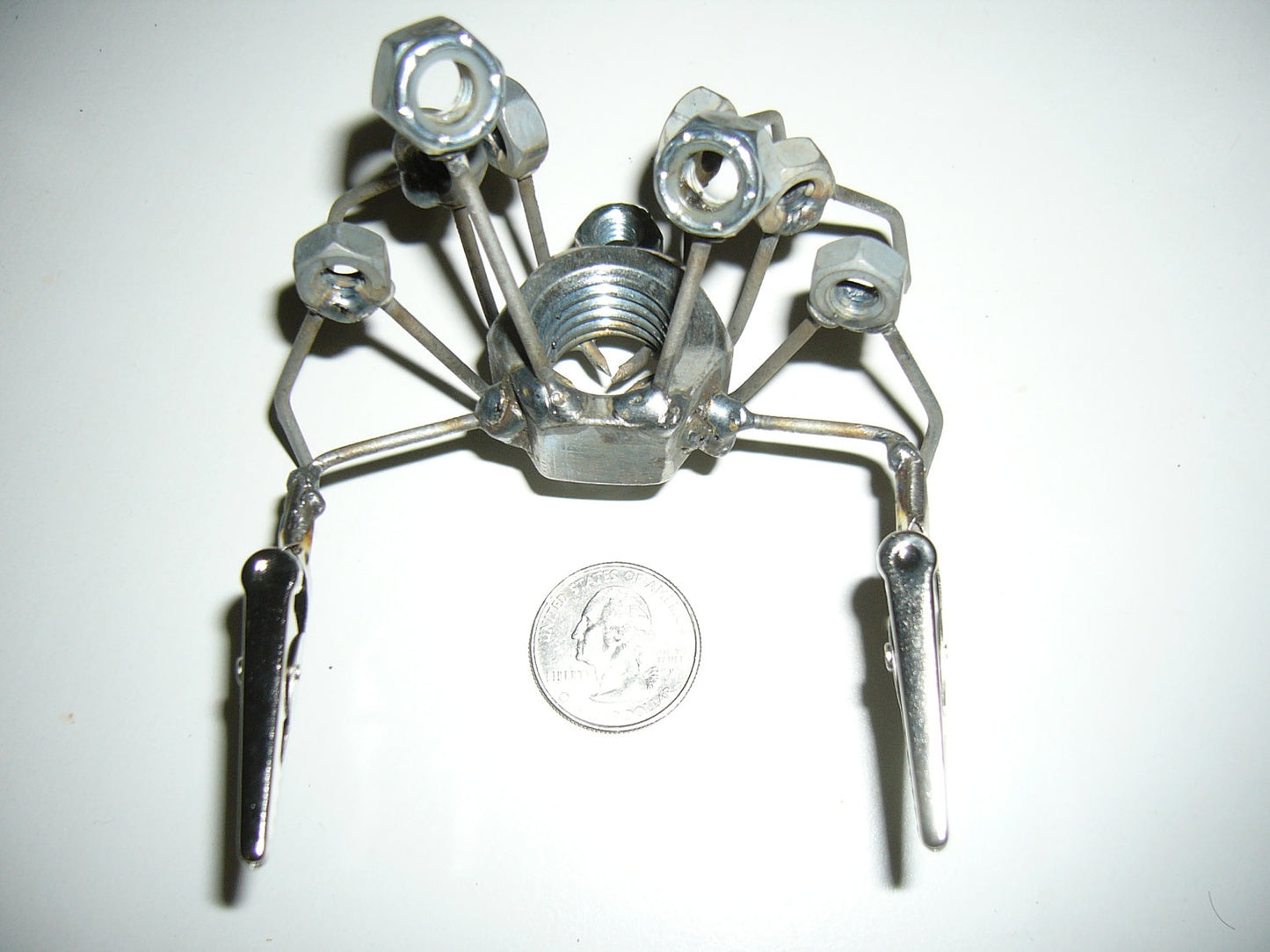 Blue Crab Metal Sculpture, Miniature figurine