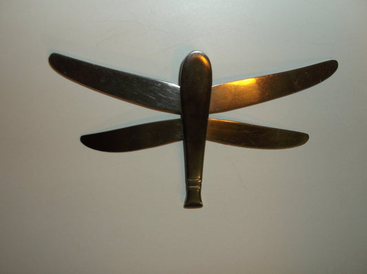 Recycled Silverware Dragonfly, Dragonfly, Magnet