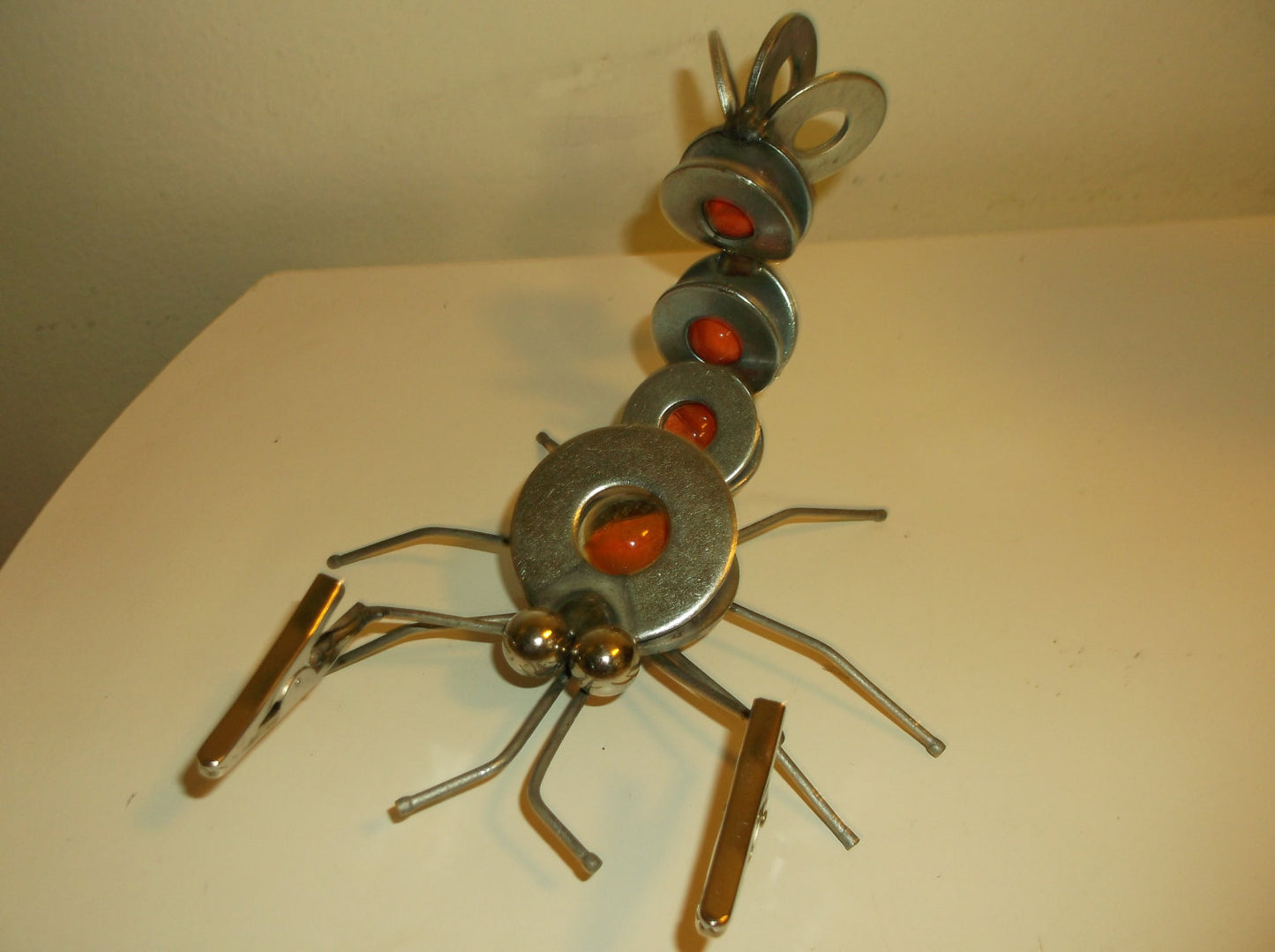 Blue Lobster Metal Magnet, Welded Arts and Crafts
