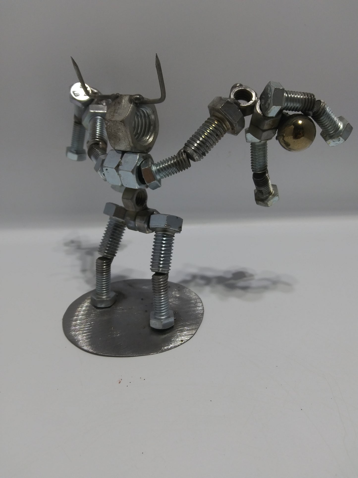 Minotaur, Bull Monster, Metal Bolt Figurine