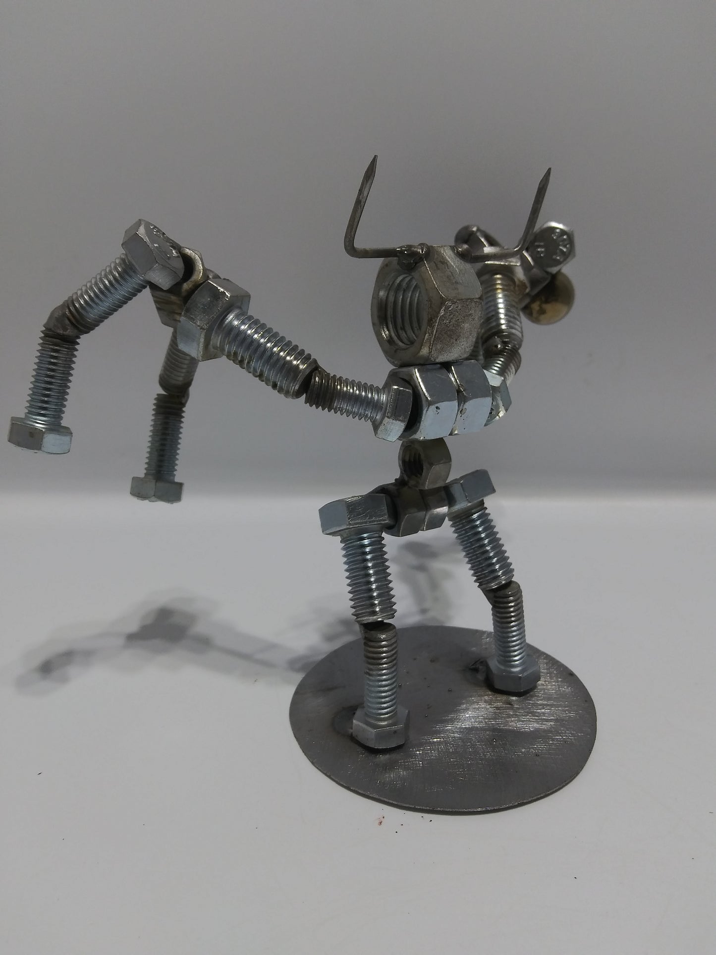 Minotaur, Bull Monster, Metal Bolt Figurine