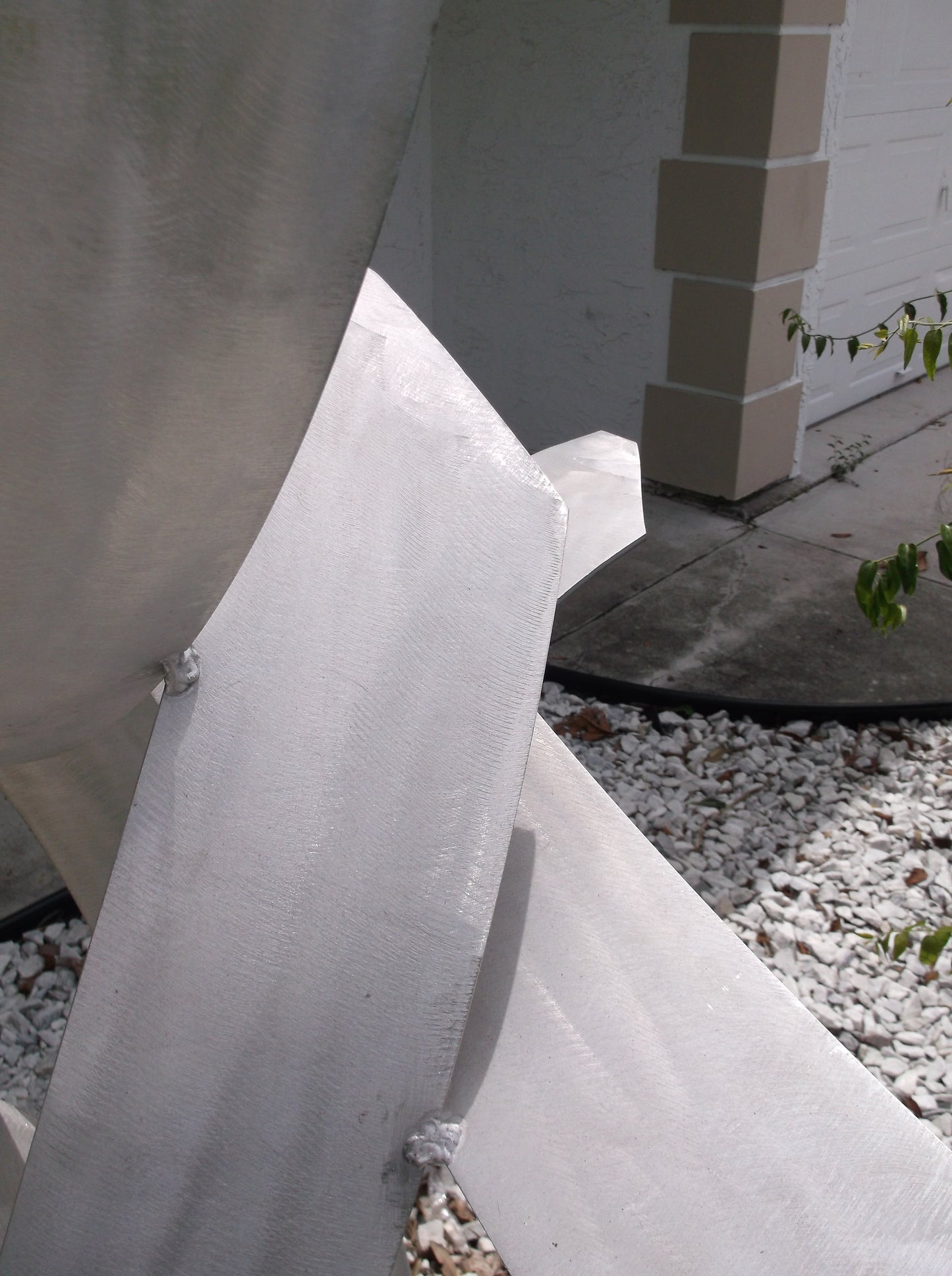 Luxury Aluminum Sculpture, Rise, Modern Abstract Indoor Outdoor Landscape Art