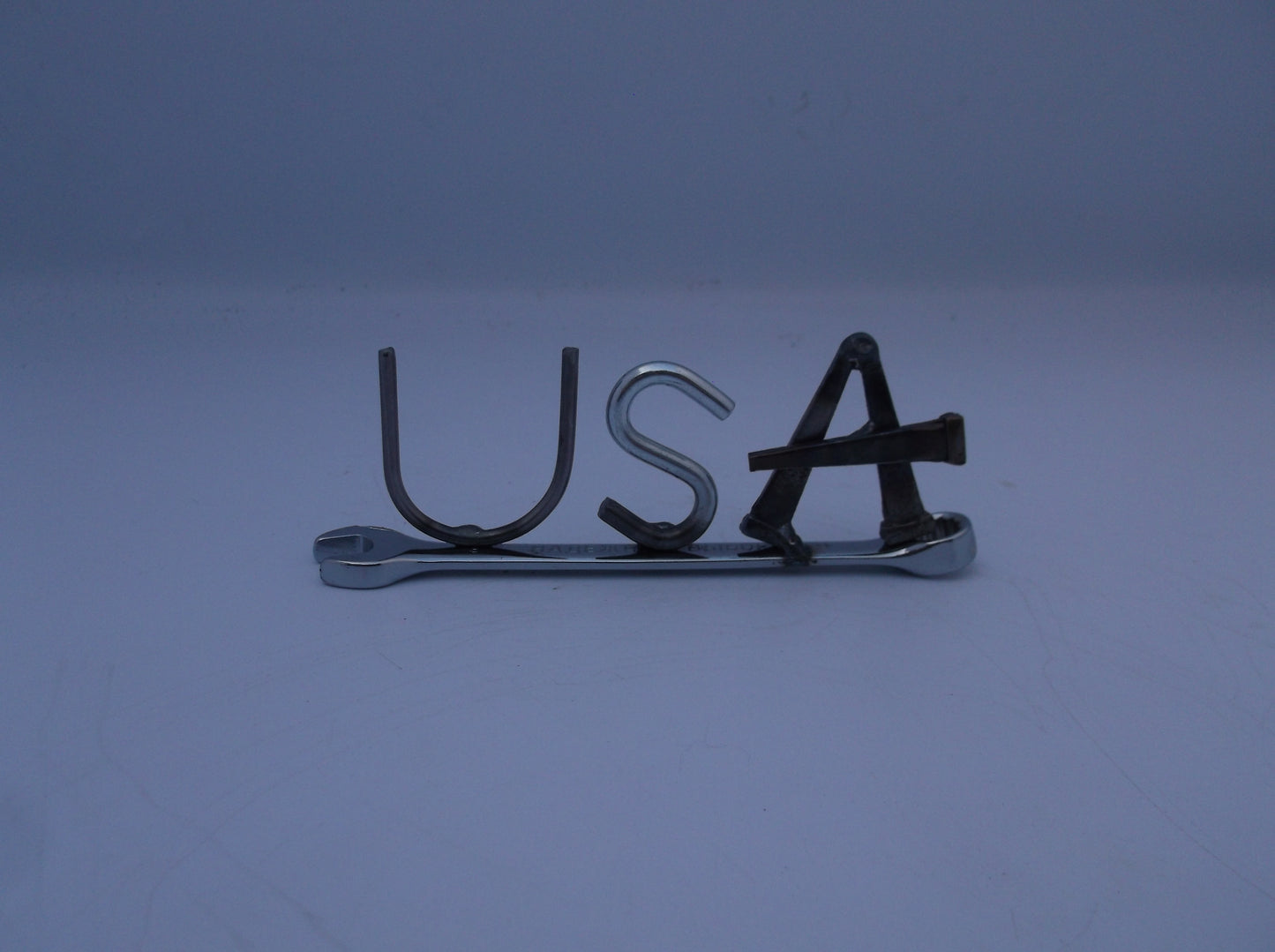 USA, tiny wrench, miniature gift ideas, recycled, up cycled, welded metal art