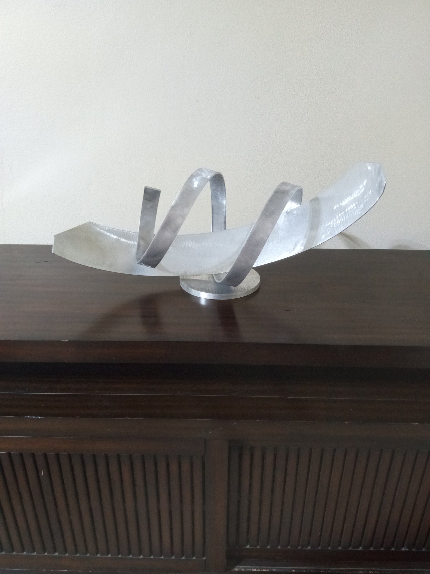 Modern Aluminum Sculpture, Luxury Indoor Outdoor art, Metal Home Décor