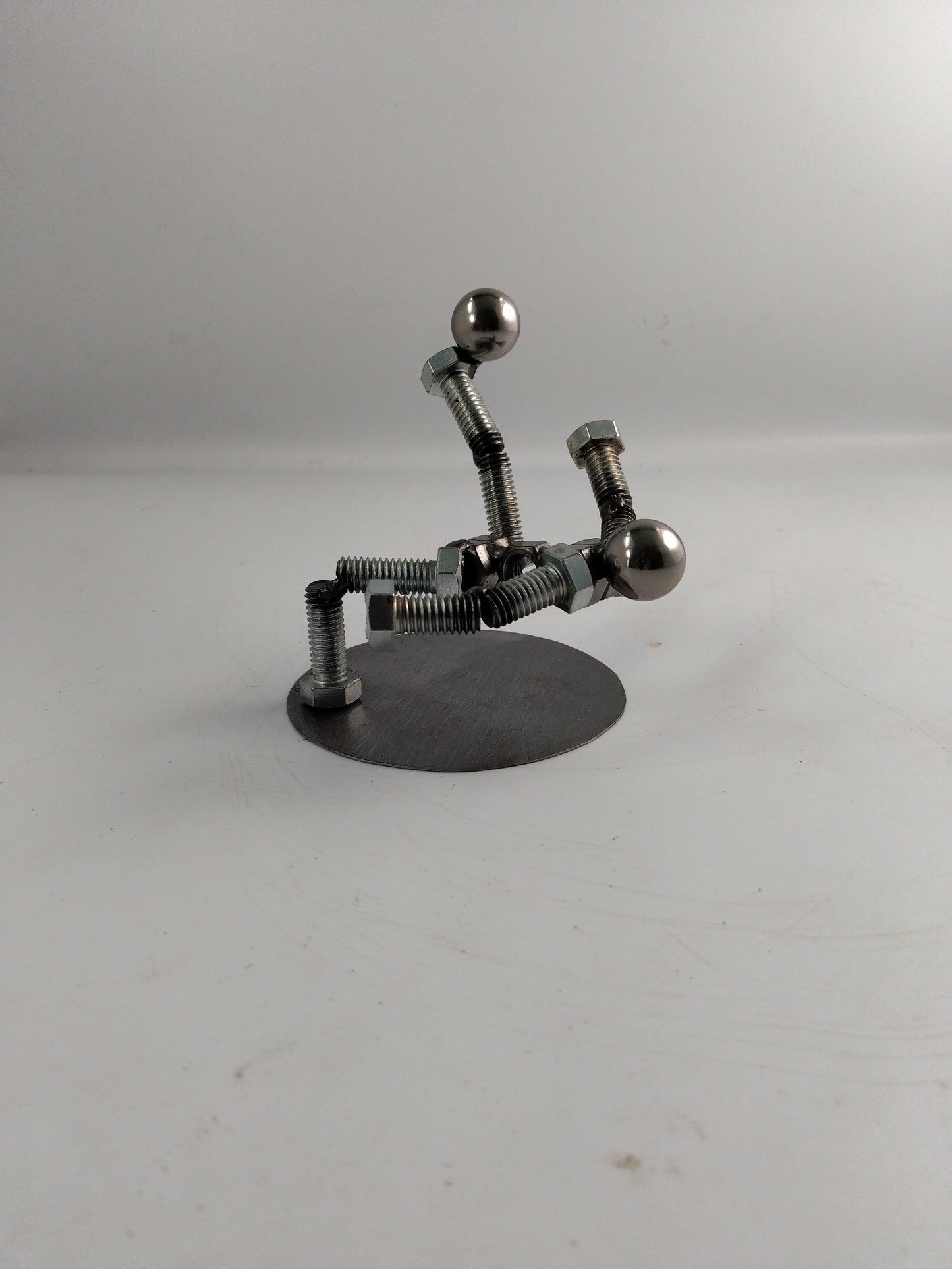 Soccer Player, Metal Bolt Figurine, Sports Figurine,  Miniature Athlete
