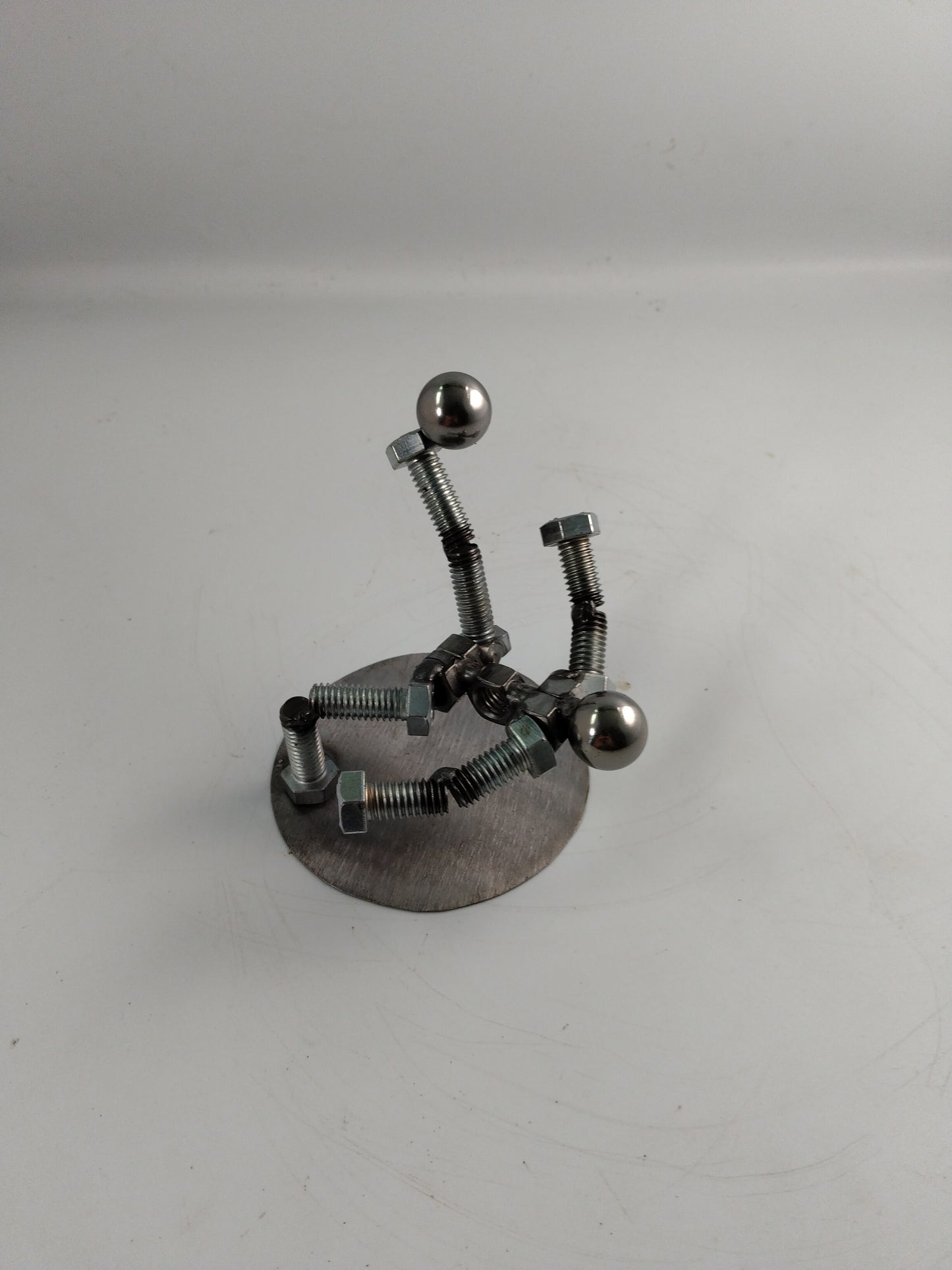 Soccer Player, Metal Bolt Figurine, Sports Figurine,  Miniature Athlete