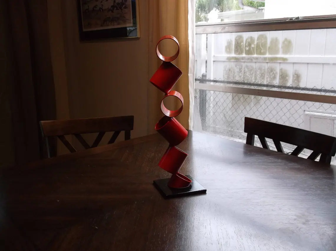 Contemporary Metal Sculpture, Modern Abstract Art