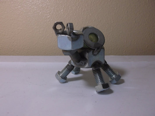 Miniature Turtle Sculpture, Baby Turtle Figurine, Welded Metal Art