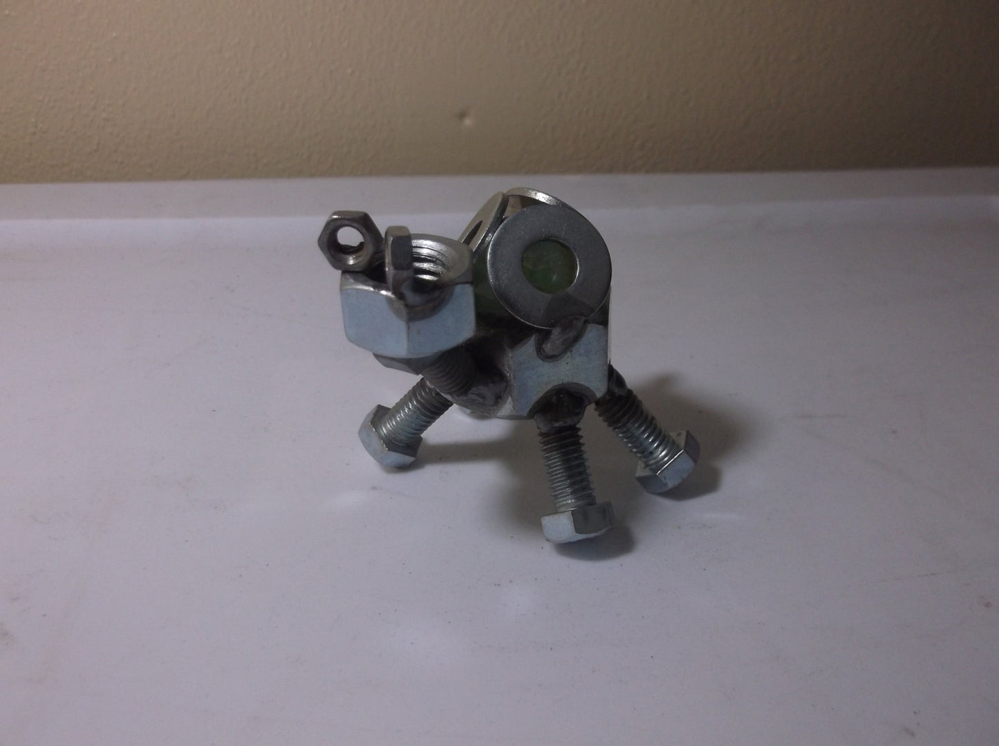 Miniature Turtle Sculpture, Baby Turtle Figurine, Welded Metal Art