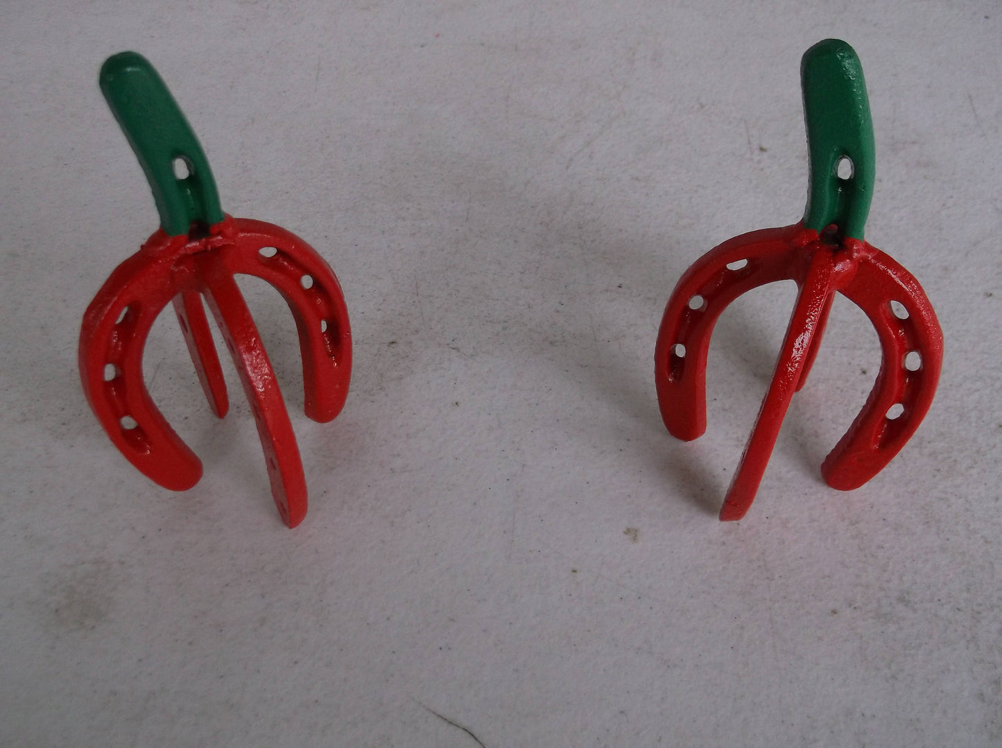 Horseshoe Apple, Upcycled Metal Art