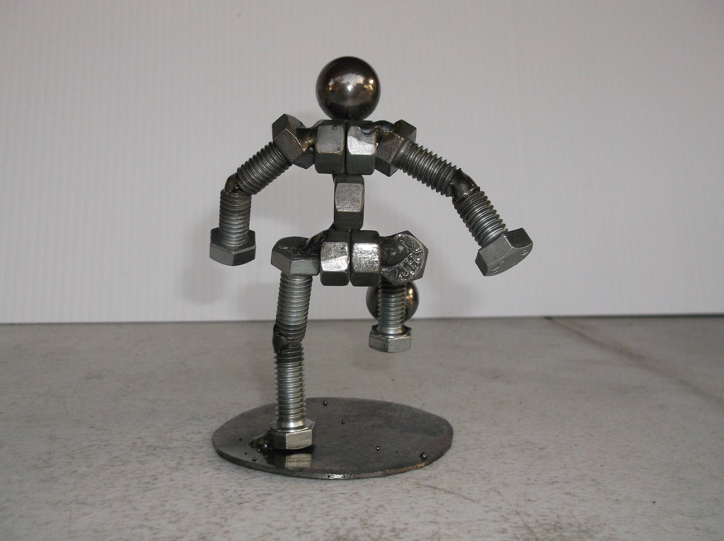 Soccer Player, Metal Bolt Figurine, Miniature Sports Player, Athlete