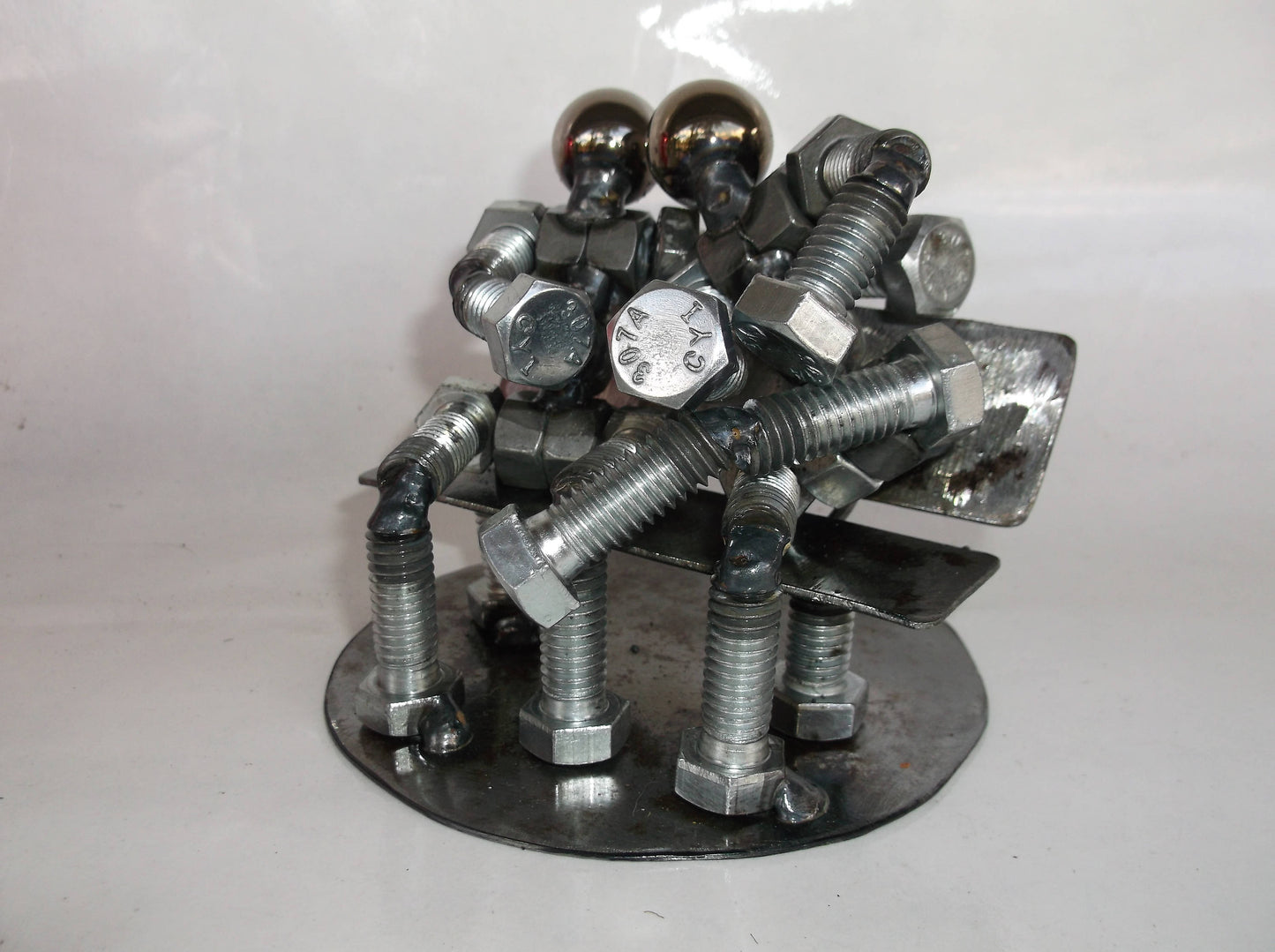 Couple, Relationship, Metal Bolt Figurine, People