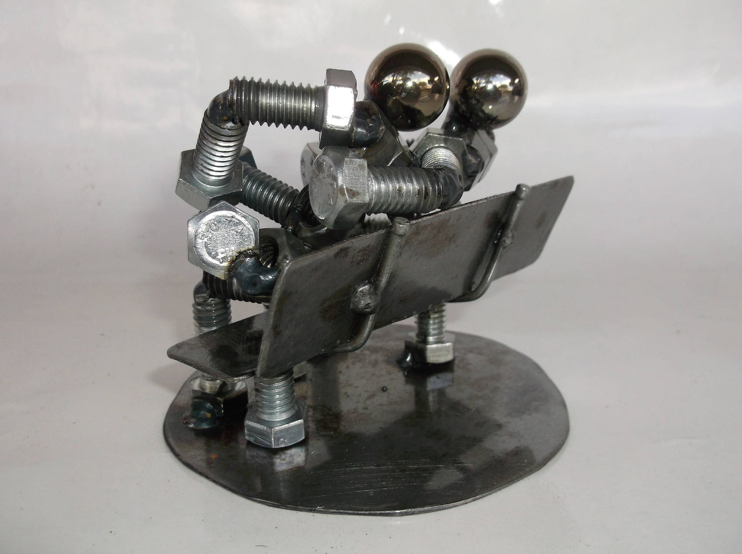 Couple, Relationship, Metal Bolt Figurine, People