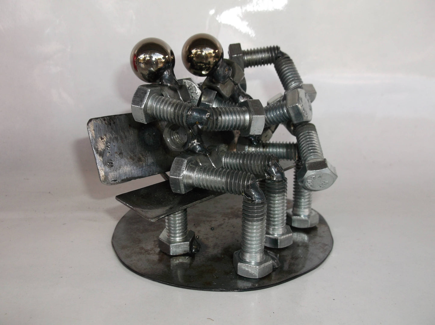 Couple, Relationship, Metal Bolt Figurine, People