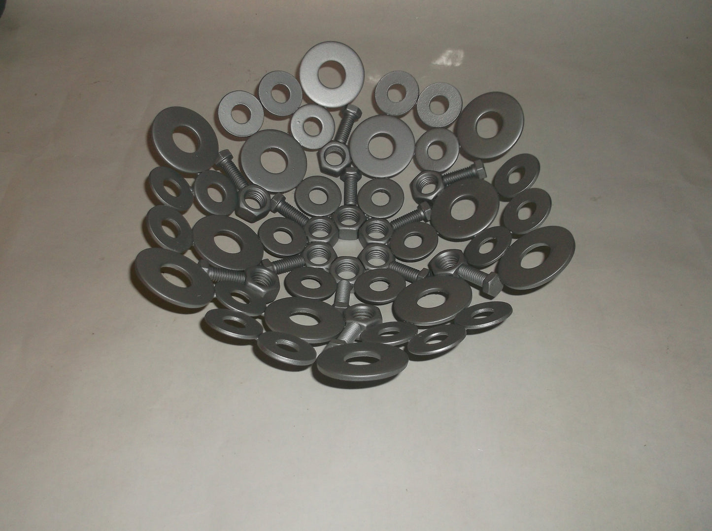 Silver Fruit Bowl, Metal Art Home Decor,  Hand Made Recycled, Up cycled Candy Bowl