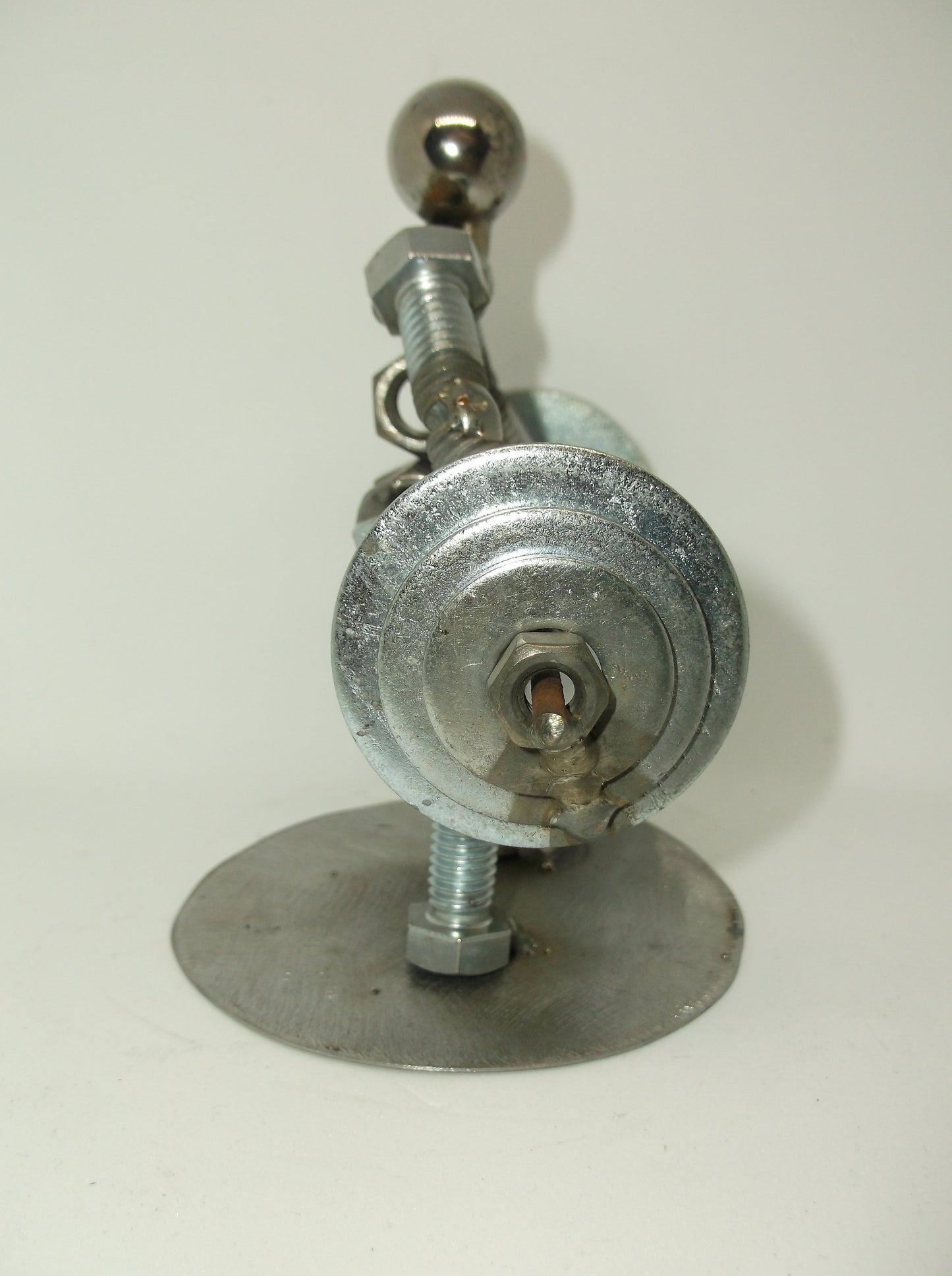 Dead Lift Metal Bolt Figurine, Weight Lifter, Sports Athlete