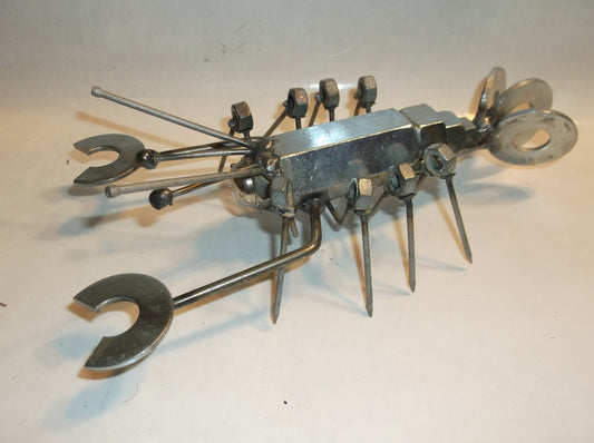 Crayfish Metal Sculpture lobster shrimp
