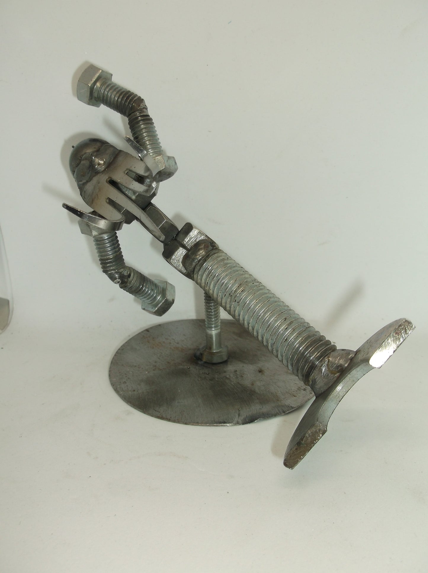 Mermaid, Metal Bolt Figurine, Recycled Metal Art