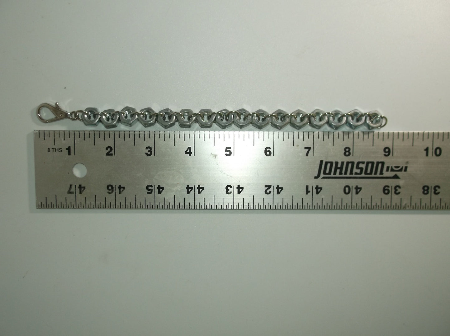 Nut Bracelet, Crazy Nut bracelet, Zinc Plated bracelet, Up cycled handmade