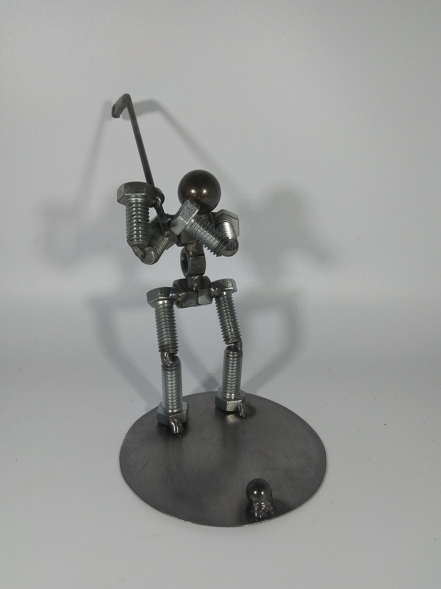 Golfer, Metal Bolt Figurine, Sports, Athlete