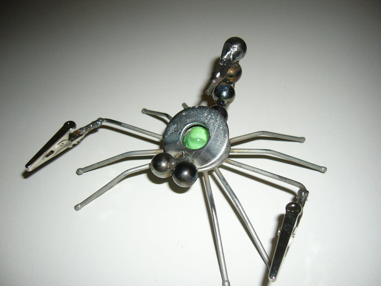 Blue Scorpion, Metal Sculpture, Magnets, garden stake, metal yard art
